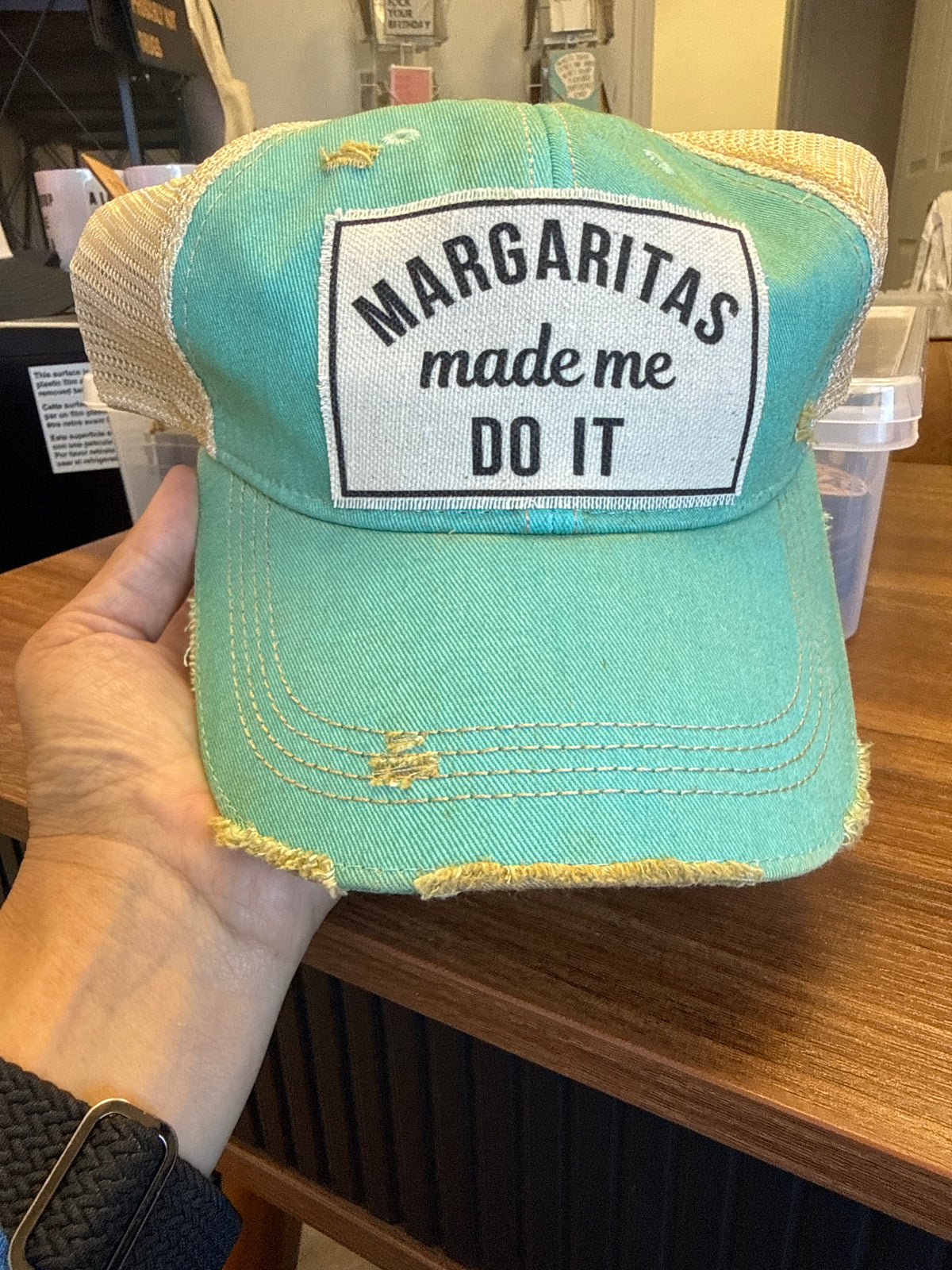 Margaritas Made me Do it Trucker Hat