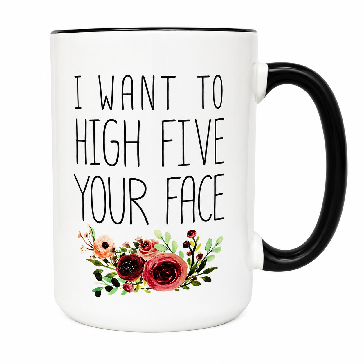 I want to high-five your face mug