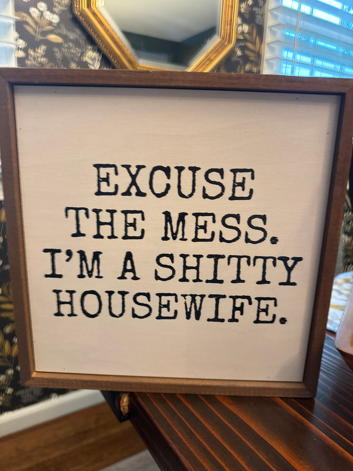 12x12 wooden sign