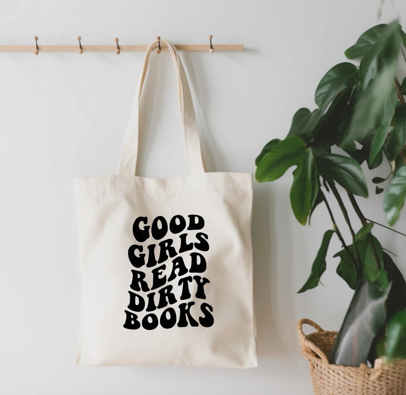 Good Girls Read Dirty Books Tote Bag