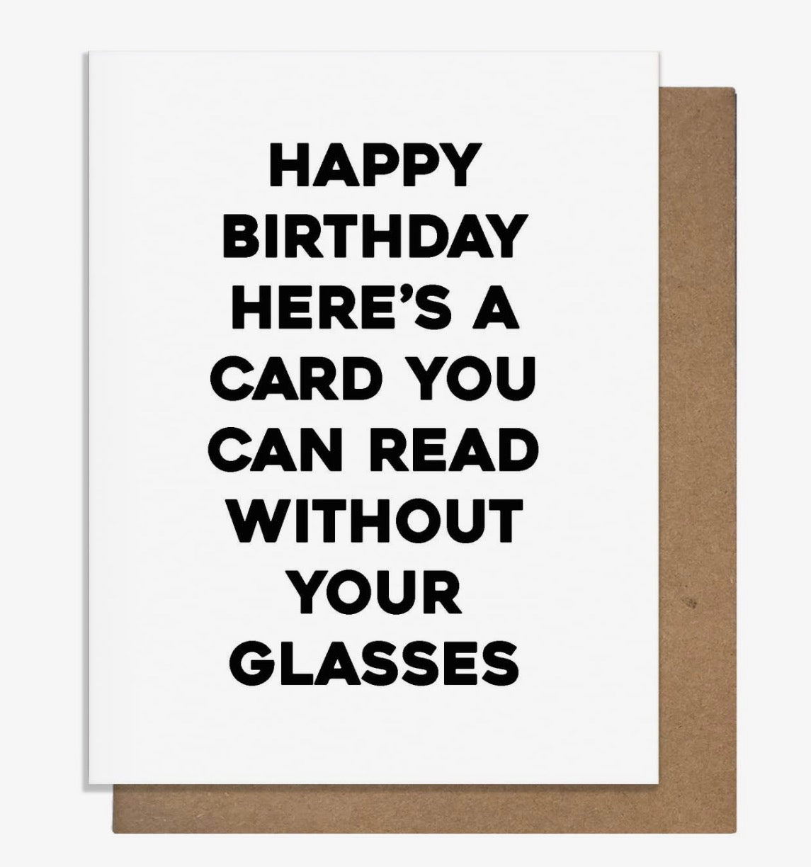 Happy Birthday Here’s Card You Can Read Greeting Card