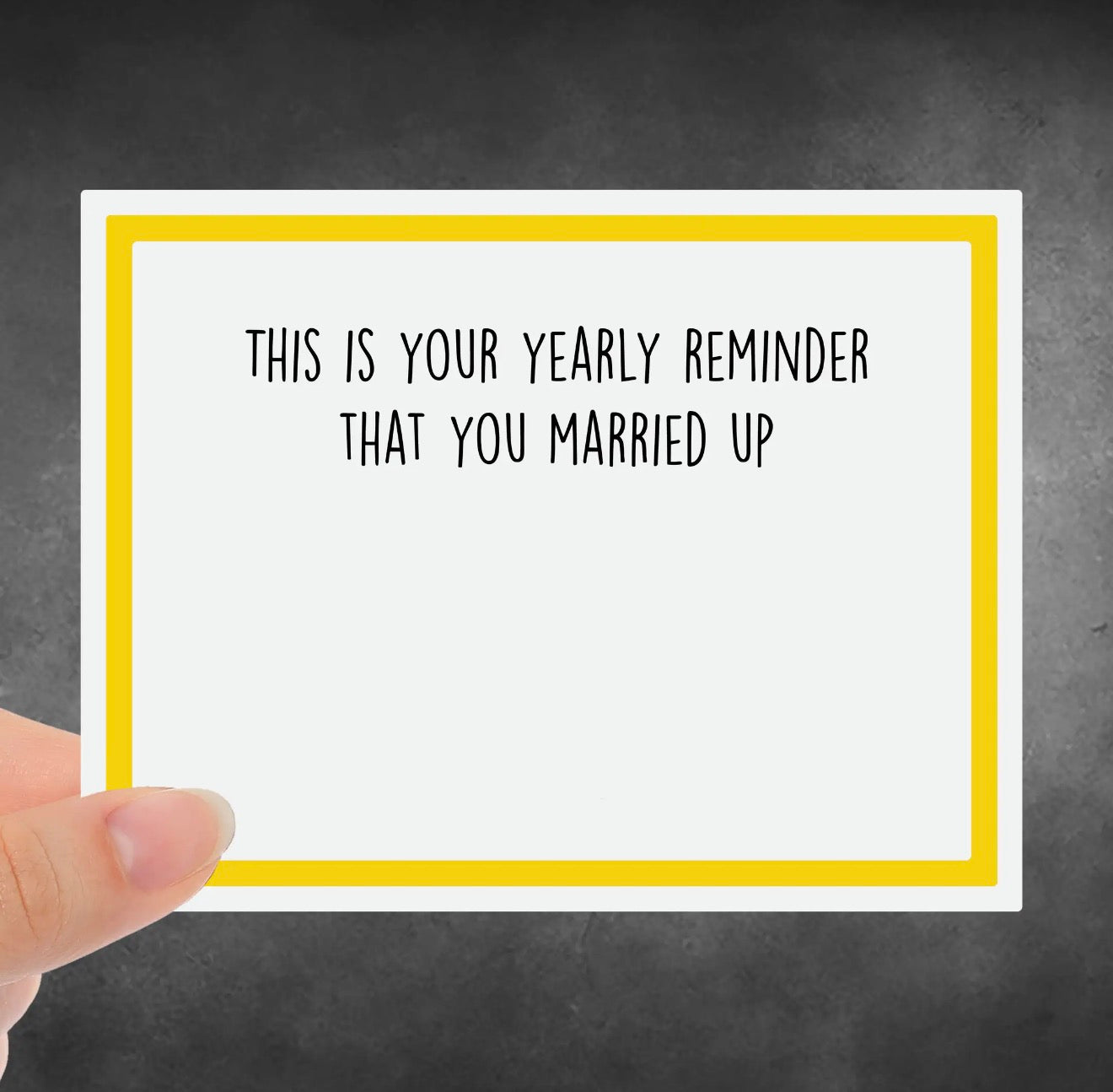 This is your yearly reminder greeting card