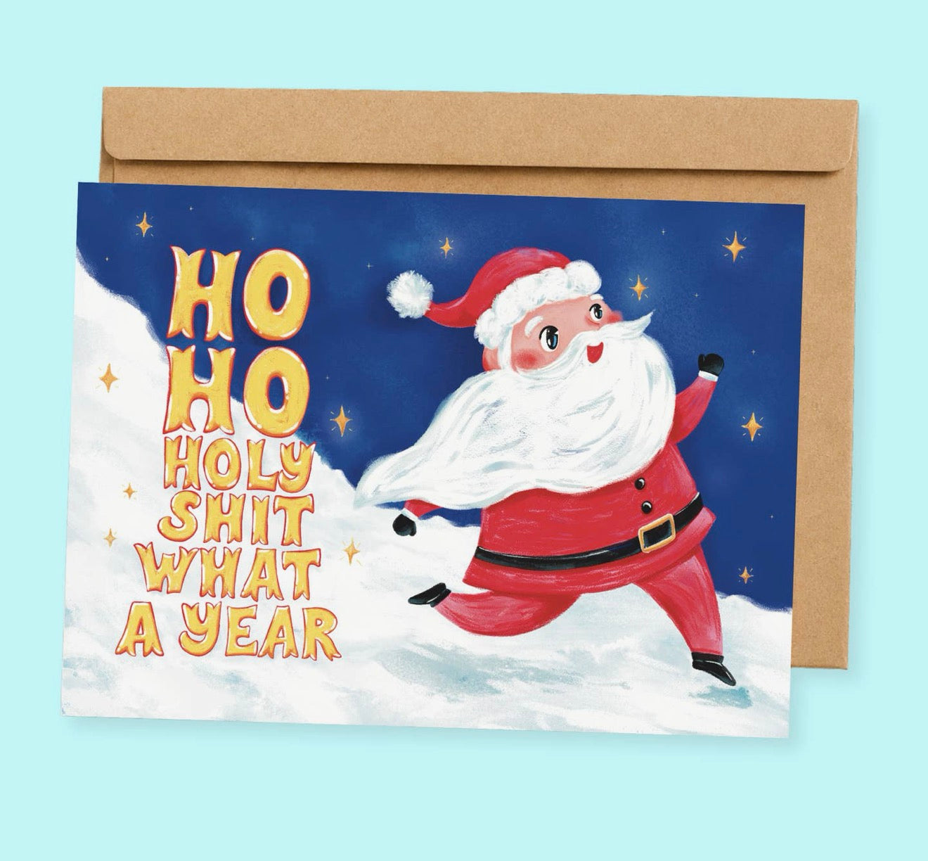 Ho Ho Holy Shit Card