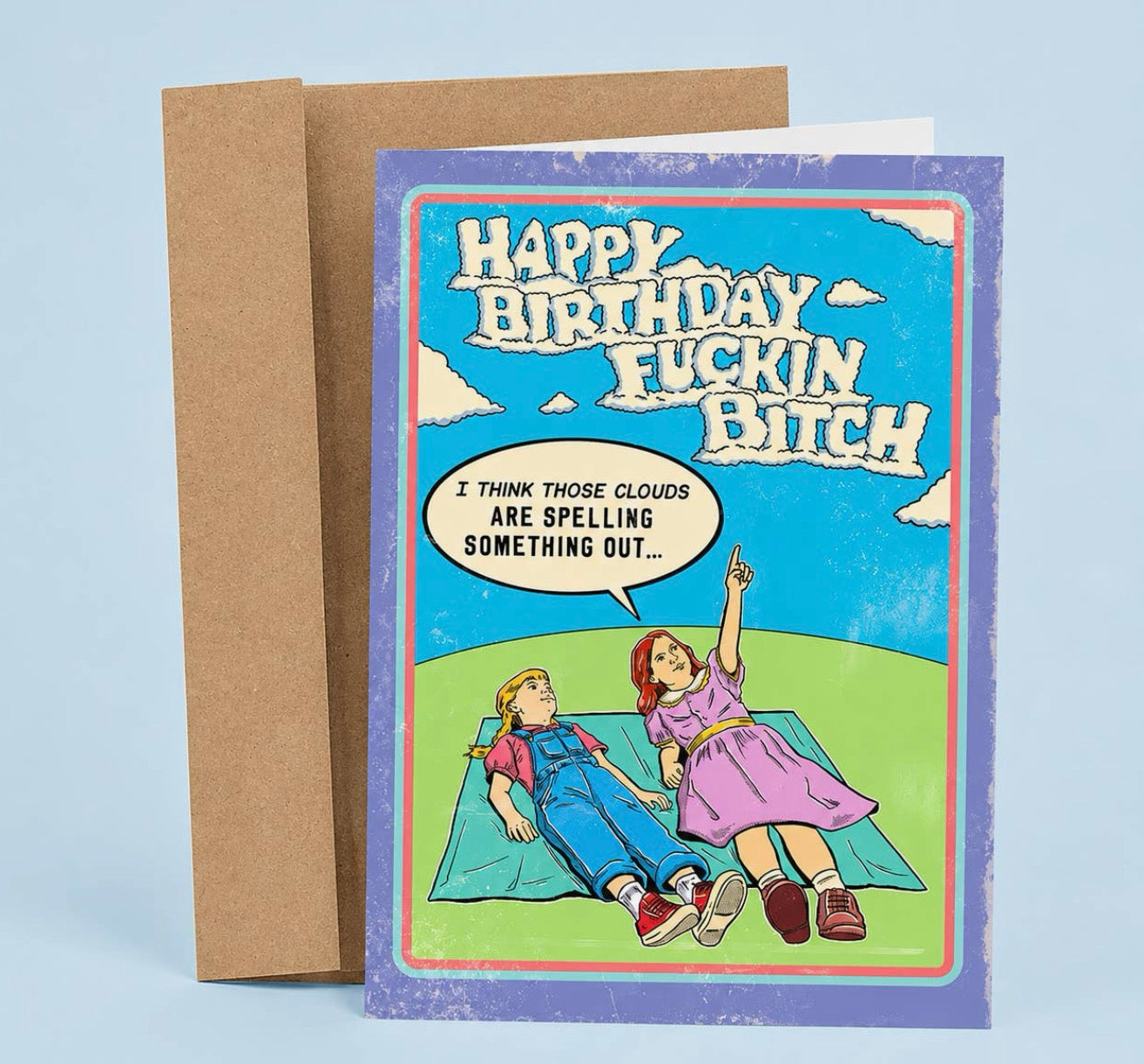 Happy Birthday Fuckin’ Bitch Greeting Card