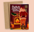 Chestnuts roasting card