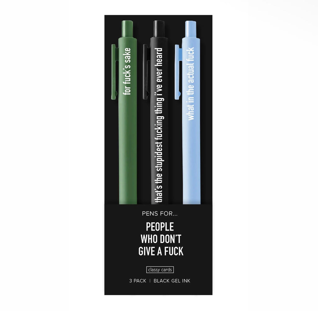 Pens for People Who Don't Give a Fuck