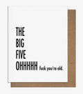 The Big Five Ohhhhhh greeting Card