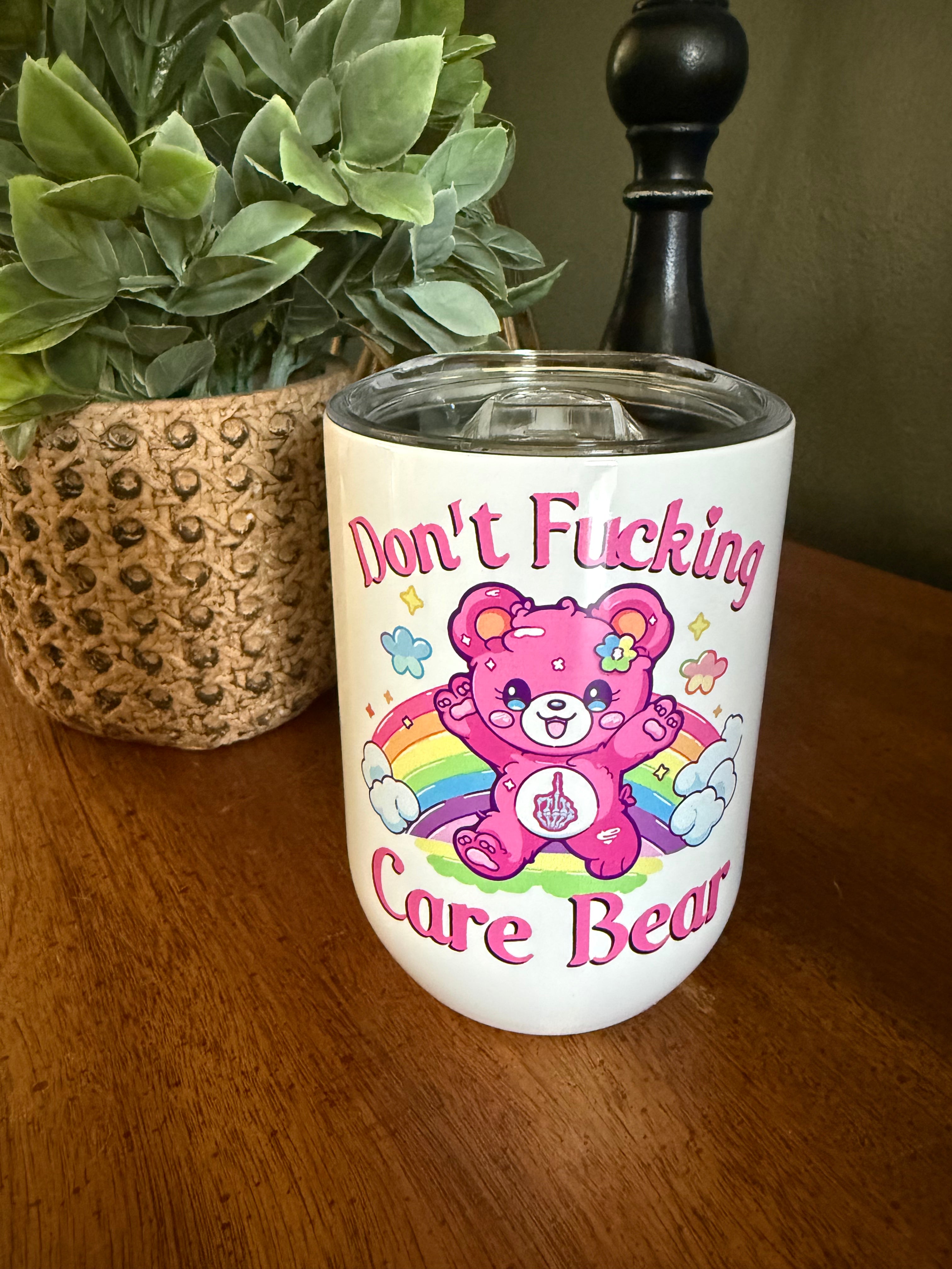 12oz Don’t Care Bear Tumbler