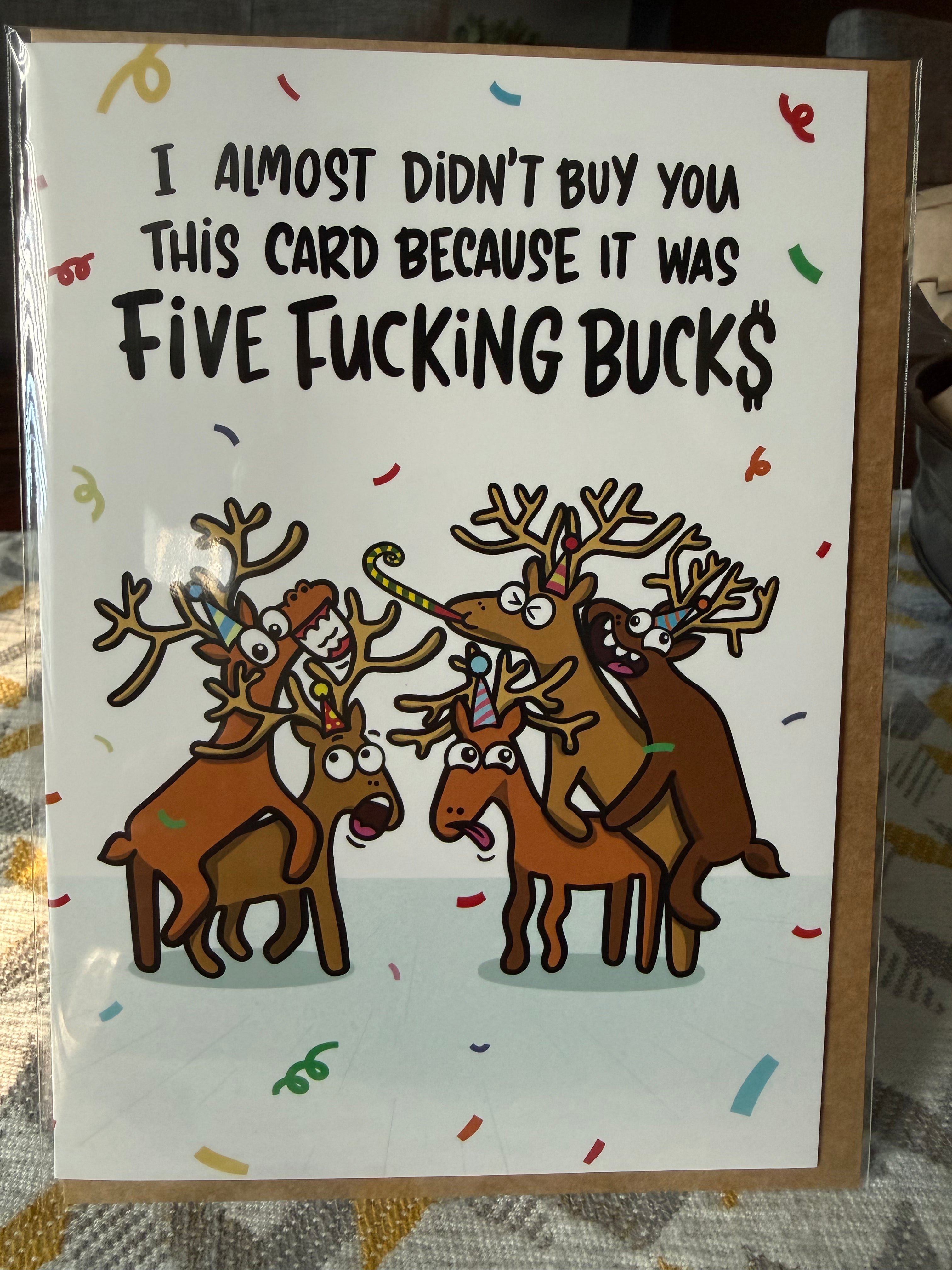 I almost didn’t buy you this card