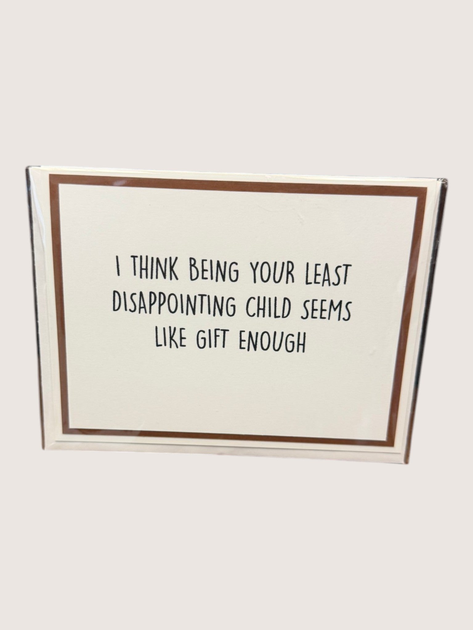 Card with a motivational quote on a white background