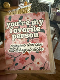You’re my favorite person card