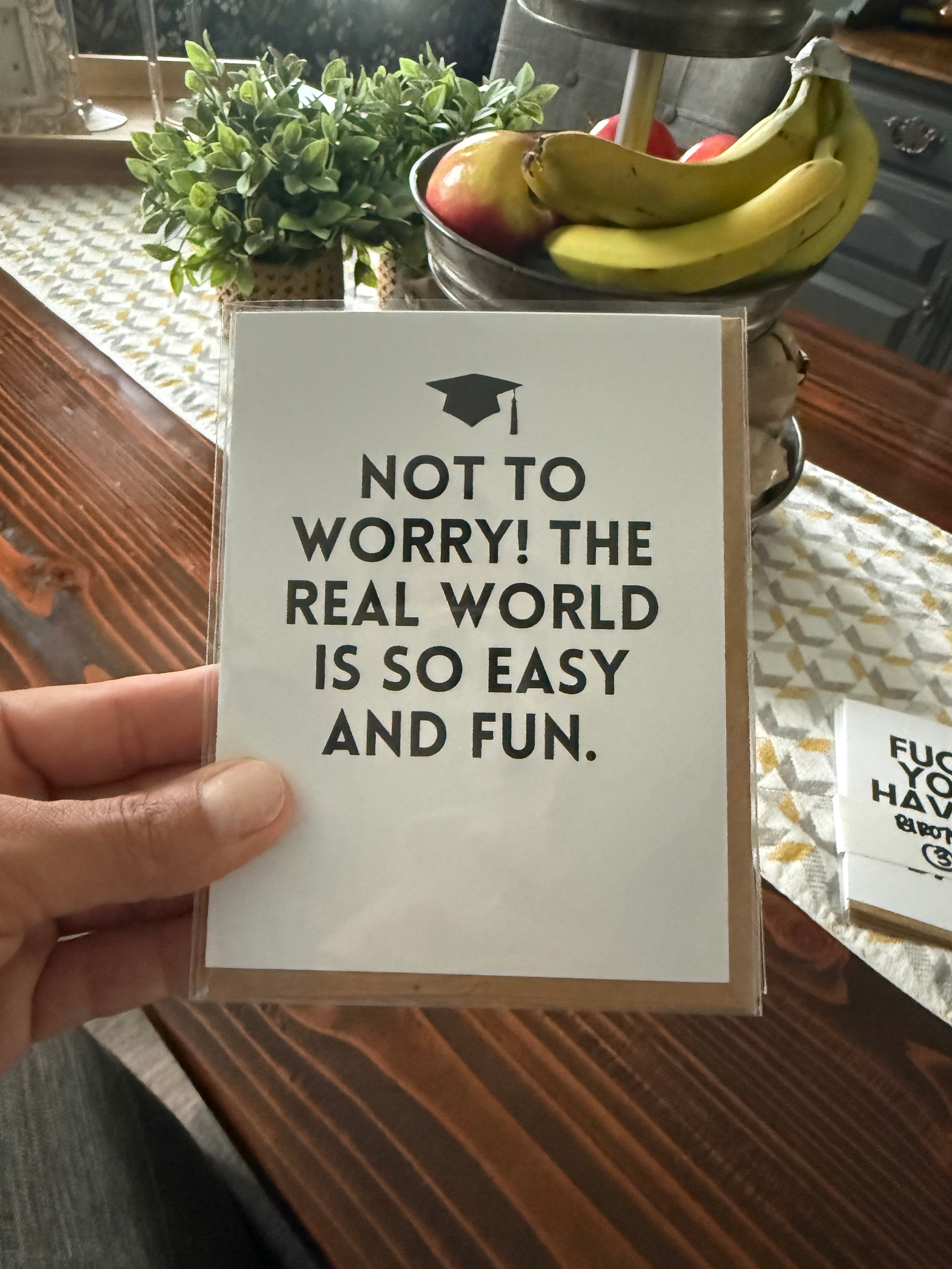 Not To Worry! Card